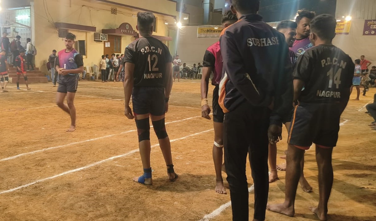 Kabaddi Team of College at Sports Event